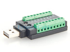 Industrial 4 in 1 USB to RS232 RS485 RS422 TTL Serial Converter with FTDI FT232RNL Chip USB 2.0 A to Terminal Block Adapter
