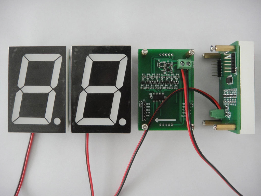 2.3 inch Green 7-Segment LED Display with Onboard Driver 4pcs/lot free shipping