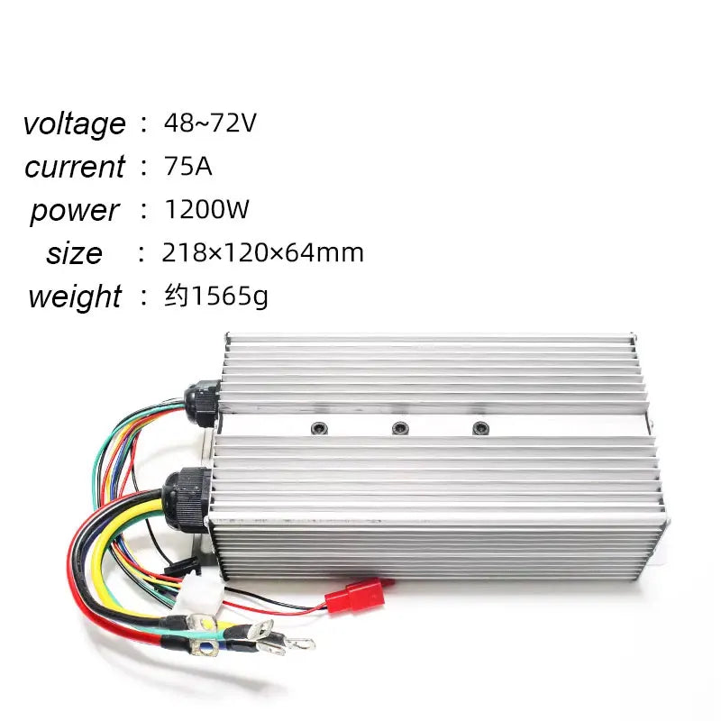 DC 24V-60V 500W 800W 1000W Brushless Motor Controller BLDC Driver With Hall Sensor For Electric Vehicles And Farm Machinery
