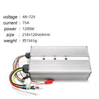 DC 24V-60V 500W 800W 1000W Brushless Motor Controller BLDC Driver With Hall Sensor For Electric Vehicles And Farm Machinery
