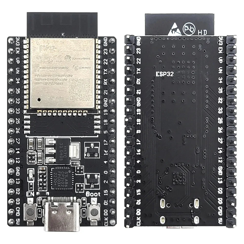 ESP32 Development Board with GPIO Expansion Board Kit ESP32-32D BT Wifi Module USB Type-C CP2102 ESP32-DevKitC 38PIN