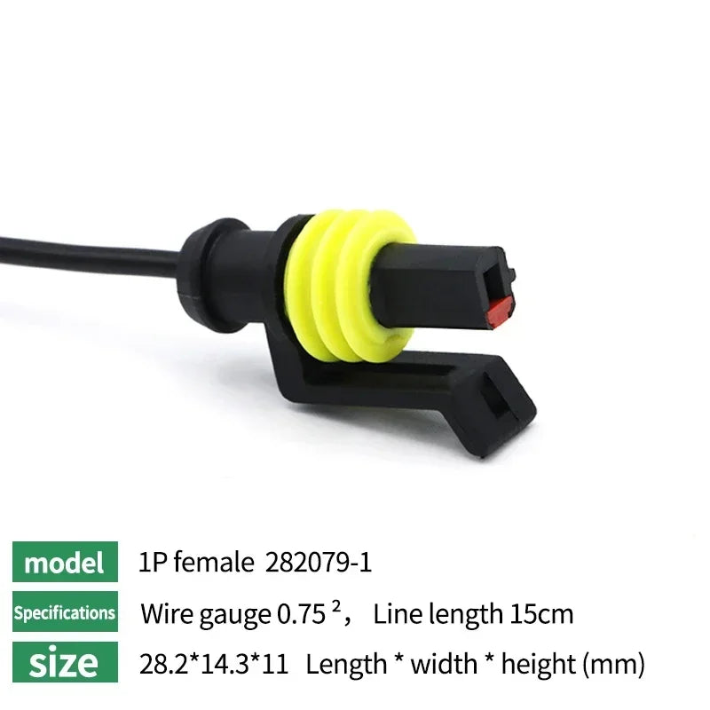5/20/100 Sets 1/2/3/4/5/6 Pin Way Waterproof Electrical Wire Connector Plug 1.5mm Terminals 2Pin HID Plug Auto Xenon Lamp Plug