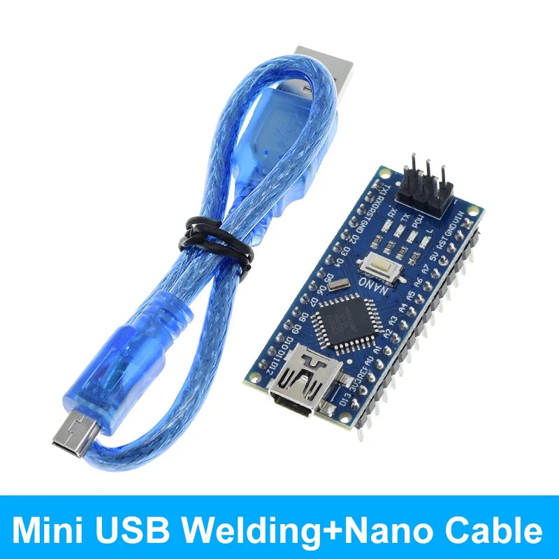 WAVGAT Nano 3.0 Arduino Board with Bootloader, CH340 USB Driver, ATMEGA328P MCU 16Mhz - Compatible with Arduino Nano Projects