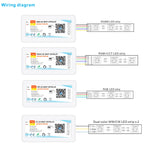 DC5-24V Tuya Wifi Wireless LED Controller Support iOs Android APP Alexa Google Voice Control for DIM CCT RGB RGBW RGBCCT Strip