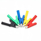 5Pcs 30A Alligator Clip Battery Test Clip Multimeter Pen Cable Probes Crocodile Clamps with 4mm Jack