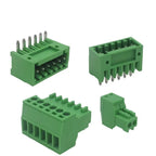 10Pairs 15EDG 2.54 mm KF2EDG PCB Screw Terminal Block Connector Right Angle/ Straight Needle Plug Pin Header Socket 2P-12 Pin