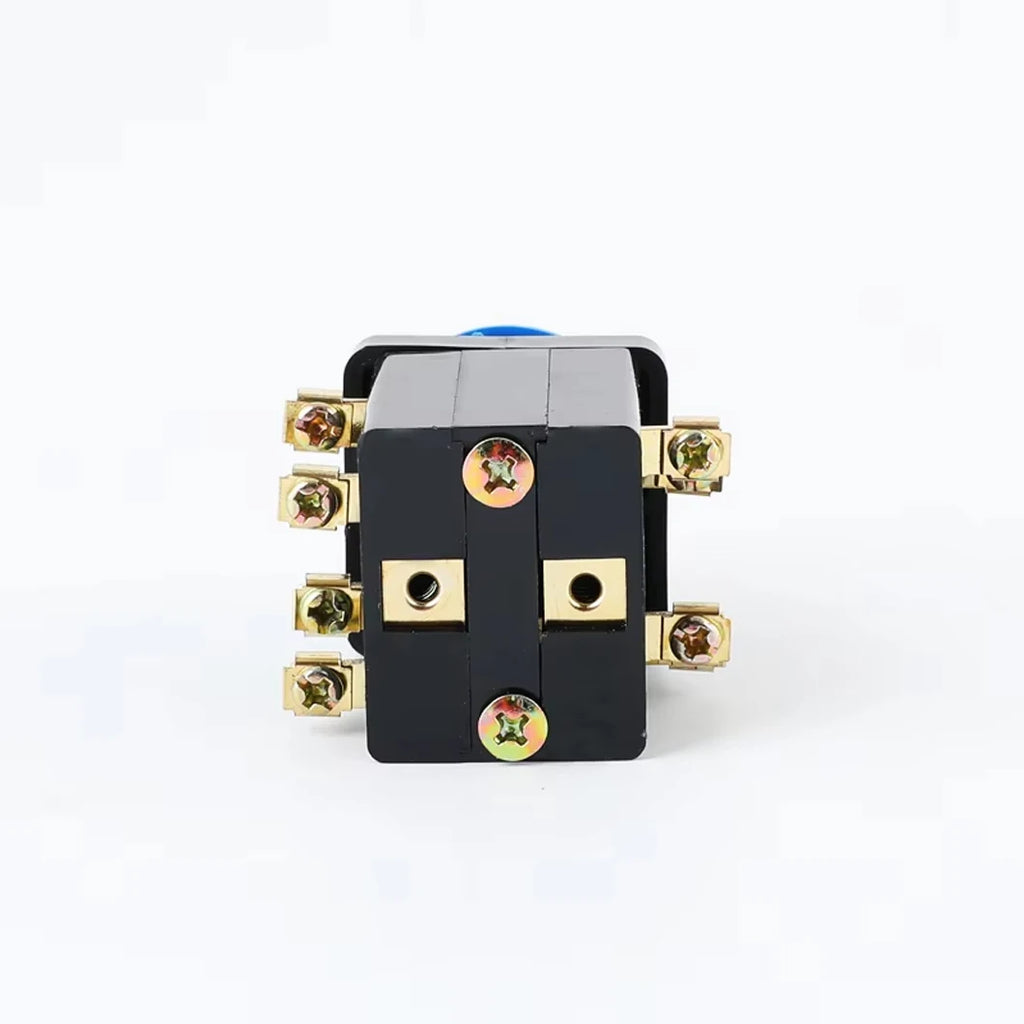 ABILKEEN LA18-22 2NO2NC Metal Push Button Switch 25MM Mount Size Momentary/Latching Rotary/Mushroo Head Power Control Switch