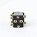 ABILKEEN LA18-22 2NO2NC Metal Push Button Switch 25MM Mount Size Momentary/Latching Rotary/Mushroo Head Power Control Switch
