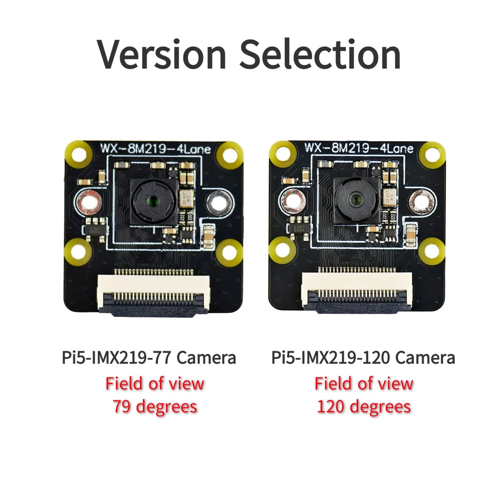 IMX219 Module Raspberry Pi 5 Camera 8 Million Pixels 120-Degree Wide Angle Without Distortion