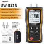 SNDWAY SW-512 Digital Pressure Gauge Differential Gas Pressure Gauge Measuring Instruments, Barometric Gauges/SW-512B/SW-512C