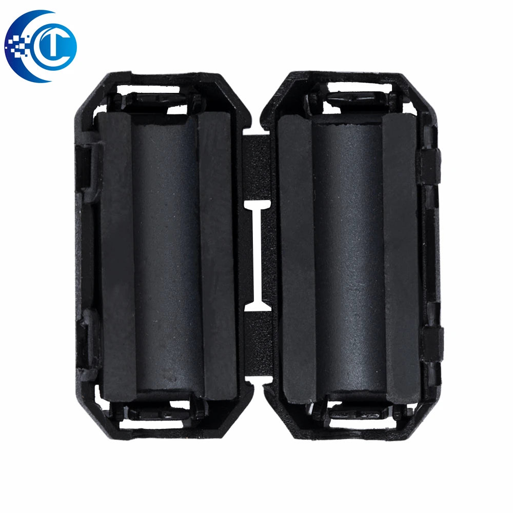 5mm Clip-On Ferrite Ring Core Noise Suppressor For EMI RFI Clip Cable Active Components Filters