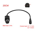 DC Power Supply Adapter Cable 5.5 X 2.1mm Female to MINI DIN 3 Pin / 4 Pin Male For SATO TG-5011-19V-ES TV LCD VCR Lead Wire