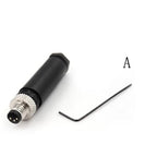 M8 Waterproof Sensor Connector Flange Socket A Type male&female 3pin 4pin plug straight screw threaded coupling