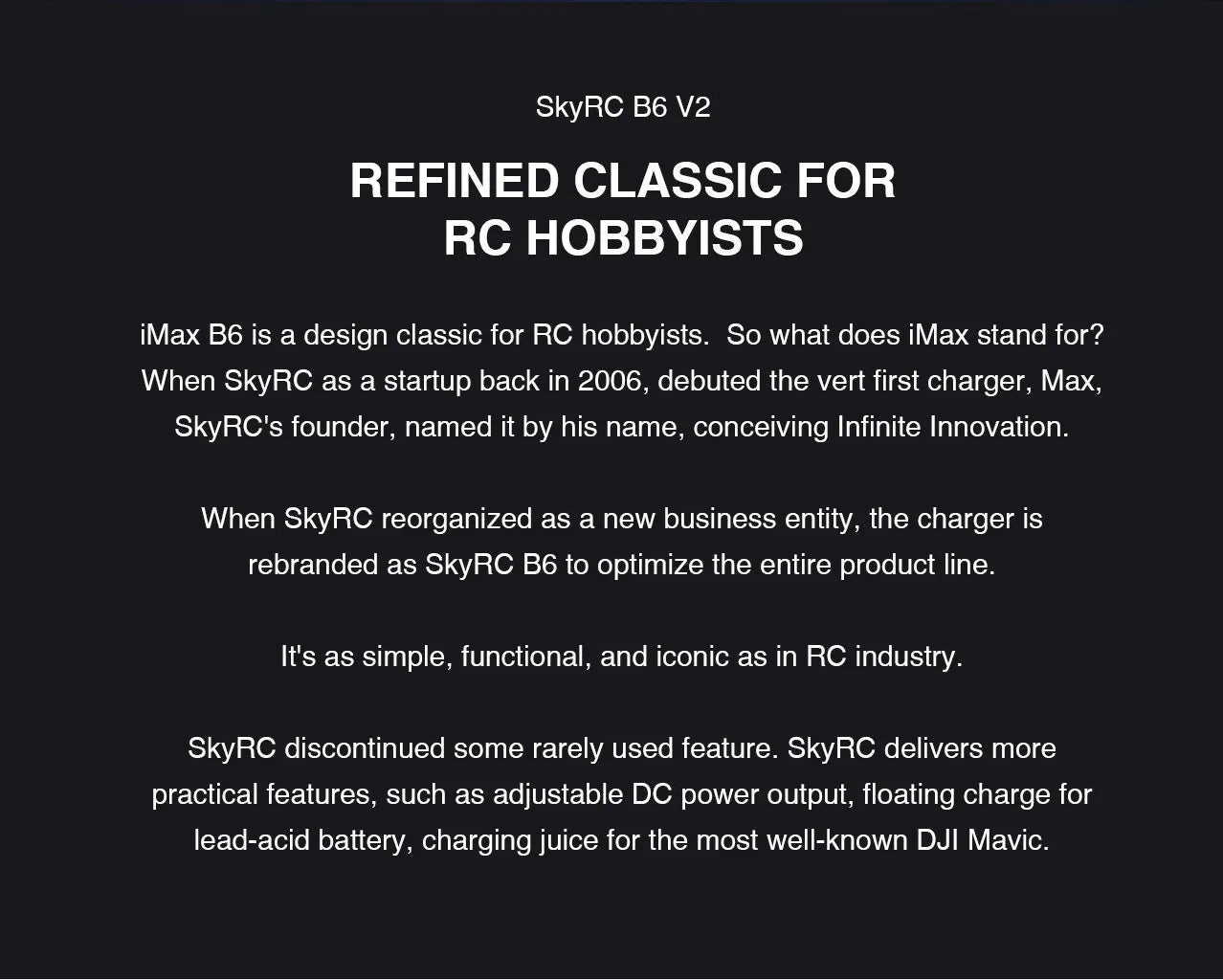 SKYRC IMax B6 V2  Charger With AC POWER 12v 5A Adapter Digital LCD Lipo NiMh 3S battery Balance Charger  for Rc Car Drone