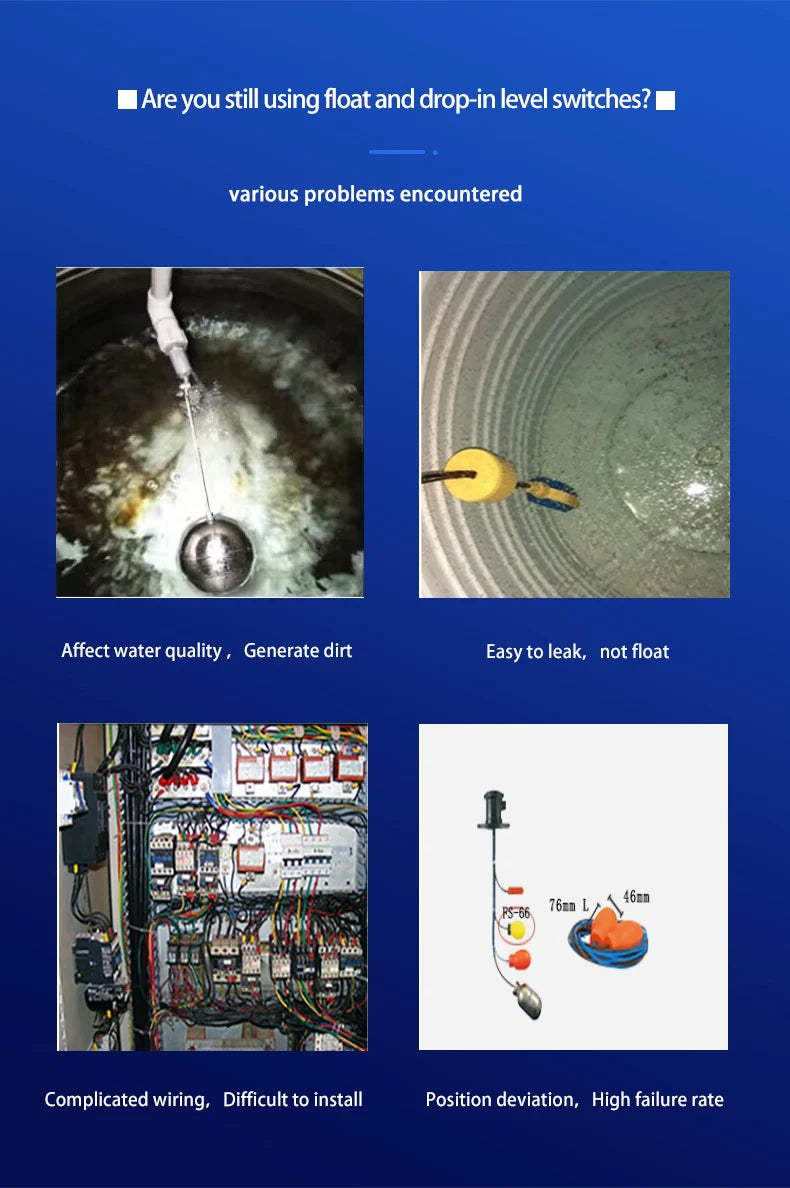 AC110-220v C352 Water Level Sensor Controller for Pump and Valves,Optional 1m/3m/5m/10m Cable