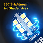 Car Signal Bulbs W5W WY5W 192 194 168 3030 24SMD LED T10 Super Bright 600LM Colors Options for Car Turn Signal Brake Stop Lights