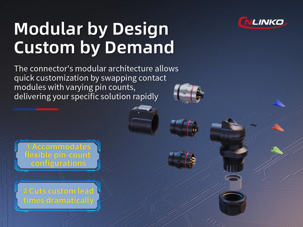 LP-16 2 Pin Right Angle Industrial Connector IP68 Waterproof Male Plug Female Socket Set Aviation Connector for LED Solar Use