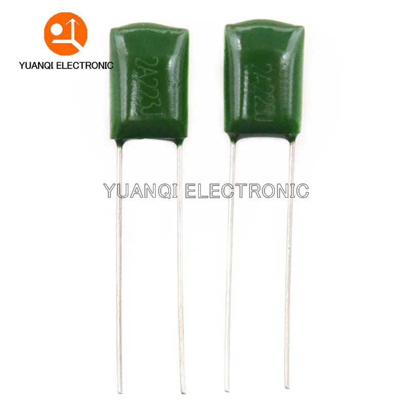 50PCS 100V Polyester Film Capacitor 330PF 470PF 560PF 102 222 472 103 223 333 473 104 1NF 2.2NF 10NF 22NF 47NF 100NF 0.1UF