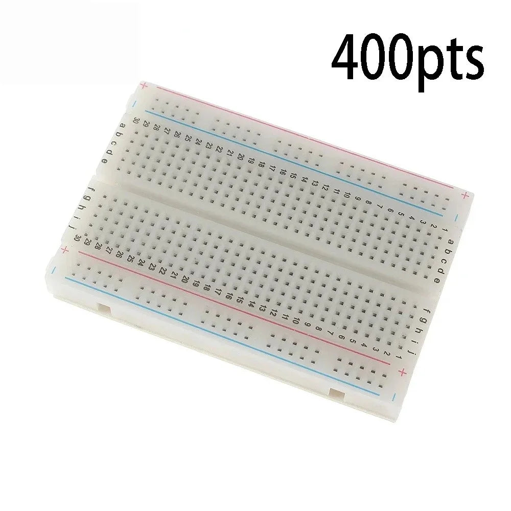MB-102 Breadboard 400 830 Points Solderless PCB Bread Board Jumper Wire Cable Prototype Board DIY for Arduino Kit