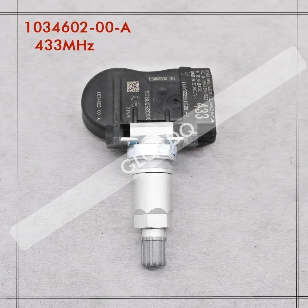 4X TPMS SENSOR For Tesla Model 3 Model S Model X 433Mhz TIRE AIR PRESSURE SENSOR 1034602-00-A 1034602-00-C 1074812-00-B
