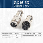 GX16 2/3/4/5/6/7/8/9/10 Pins Aviation Plug Aviator Socket Butt Joint Male&Female Docking Connectors