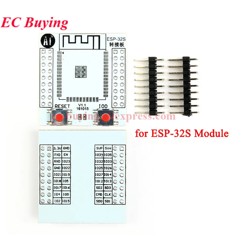 10Pcs/1pc ESP ESP8266 Serial WIFI Wireless Module ESP-32S ESP32S Adapter Plate Expansion Board for ESP-07 ESP-12F ESP-12E ESP-08