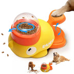 Intelligent Dog Automatic Feeder Cat Dog Puzzle Feeder Interactive Pet Food Treat Dispenser Cartoon Duck Design for Dog Training