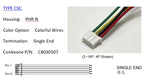 PHR-4 Wire harness, JST PH 2.00mm Pitch OTS Cable, 4P, With High Temperature Rated Wires, Off the Shelf, 10Pieces per BAG