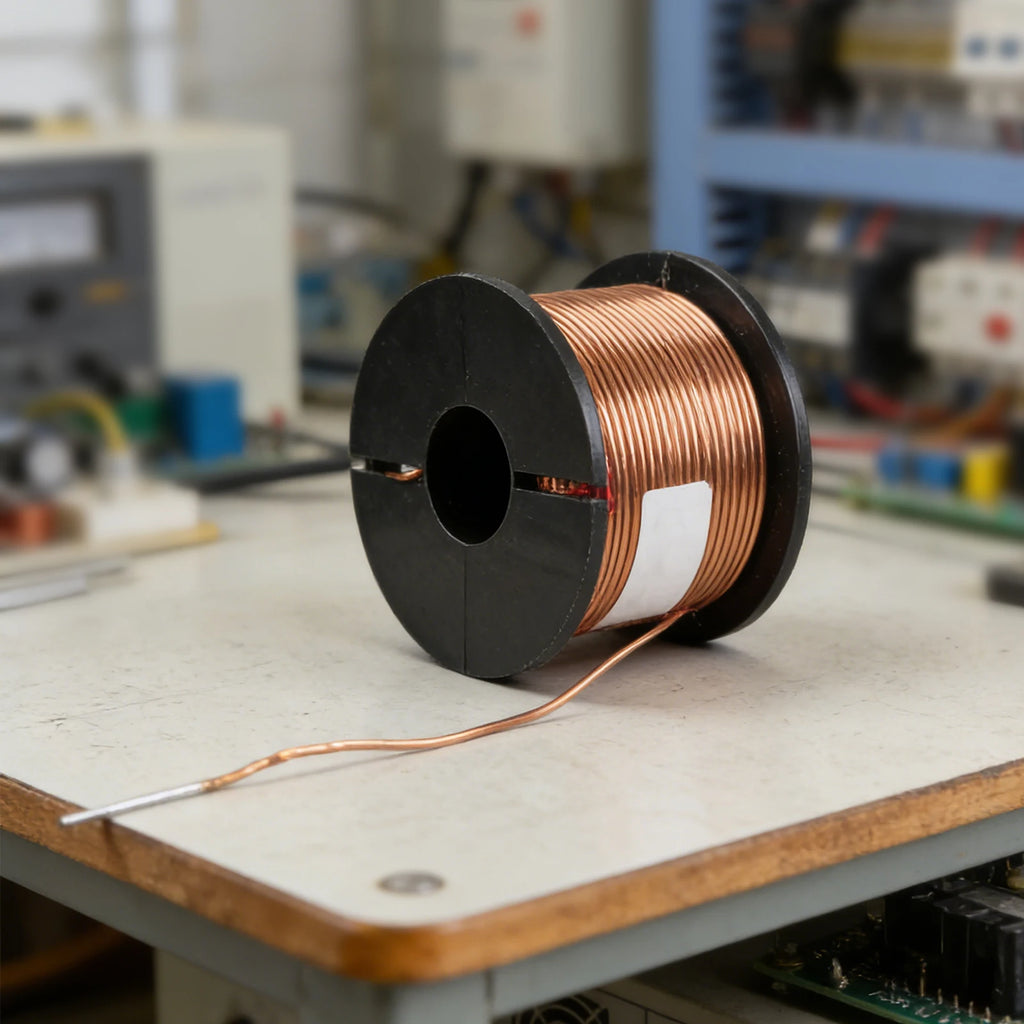 0.5mH Air-Core Inductor with 1.2mm 4N Oxygen-Free Copper Wire for Audio Crossover Circuits Stable Inductance Low DC Resistance