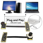2025 In Stock OEM H.264 YUV MJPEG IMX577 IMX477 1/2.3inch 12MP CMOS Sensor Autofocus Fixedfocus RGB Mini Usb UVC Camera Module 4