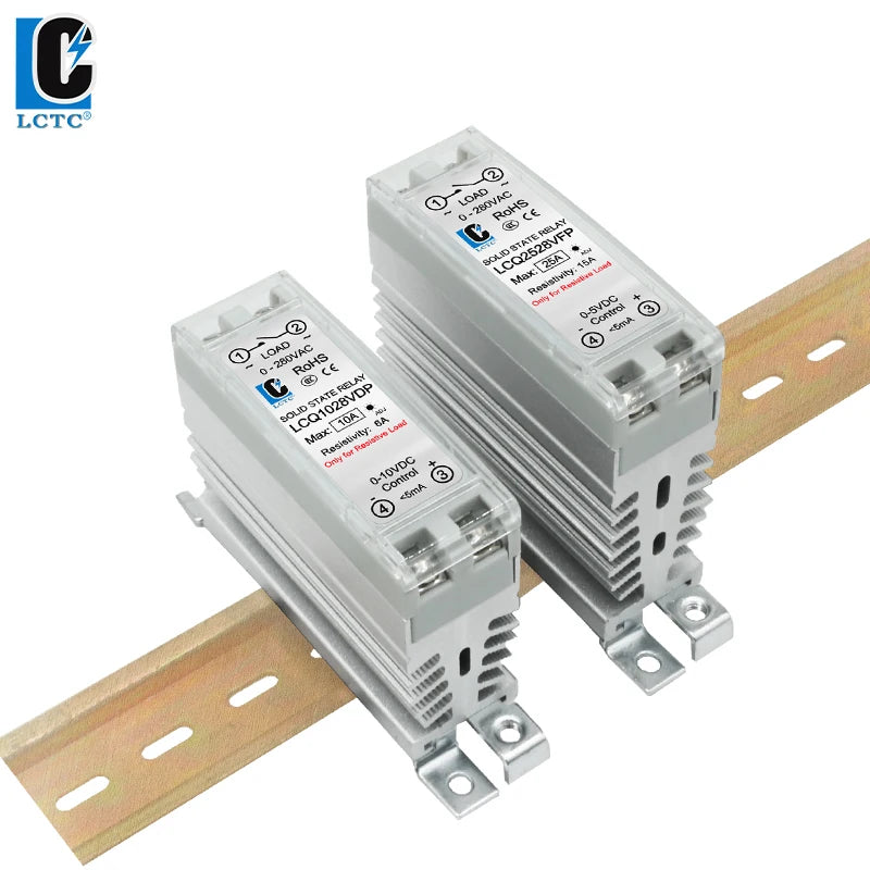 LCTC Voltage Regulator 0-10V 4-20mA 0-5V Single-phase Solid State Voltage Regulator Relay 10a15a25a40a