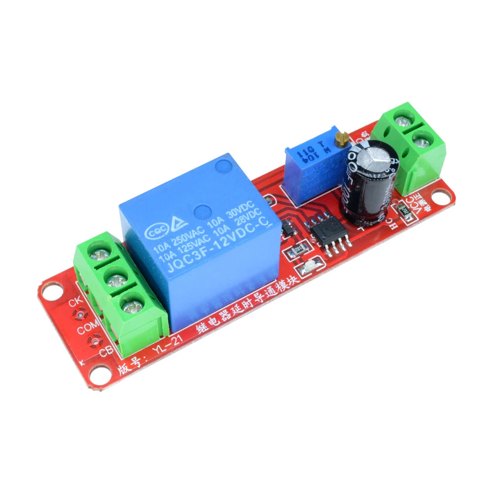 DC 5V 12V Time Delay Relay NE555 Time Relay Shield Timing Relay Timer Control Switch Car Relays Pulse Generation Duty Cycle