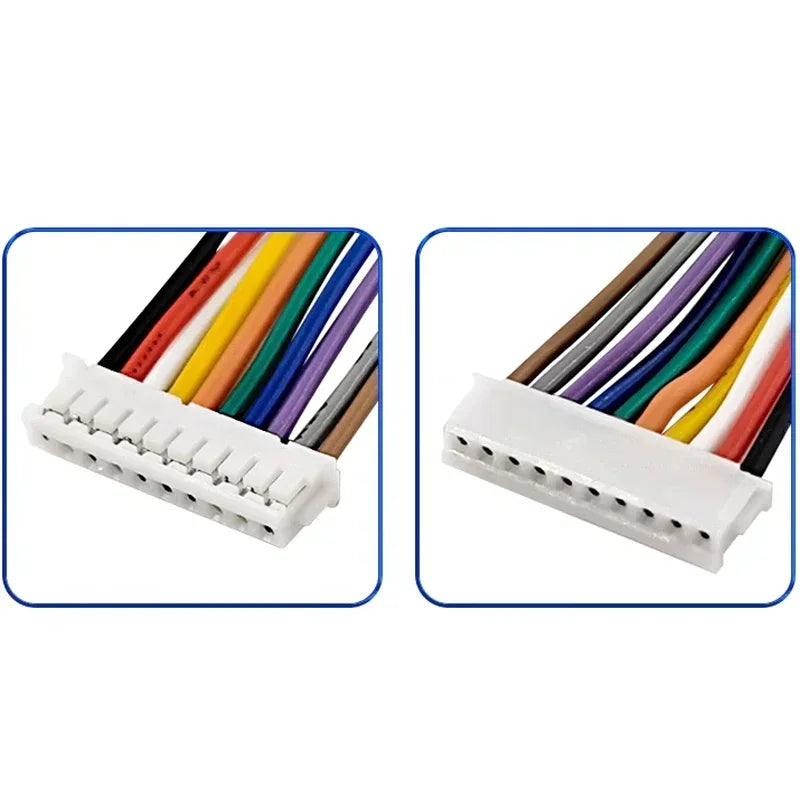10PCS JST ZH1.5 ZH 1.5mm 2/3/4/5/6/7/8/9/10/12 Pin Wire Cable Connector 1.5MM Pitch Plug 10CM/15cm/20cm/30CM Wire Length 28AWG