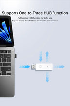 ALIENTEK USB 2.0 High-Speed Isolator HUB23 Industrial-Grade 480Mbps Opto-Coupler Photoelectric Protection Module