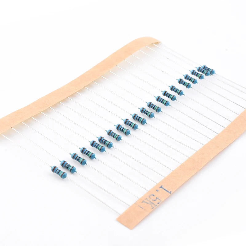 Snvi Resistor Kit 1/4W 1% Metal Film Resistors Set 300pcs 600pcs 820pcs 2600pcs 30 41 130 Values Electronic Components