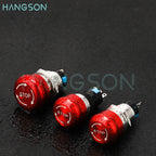 Metal Emergency Stop Push Button Switch Latching 12V-250V Stainless Steel Red Mushroom 16 19 22 25MM 1NO1NC Momentary