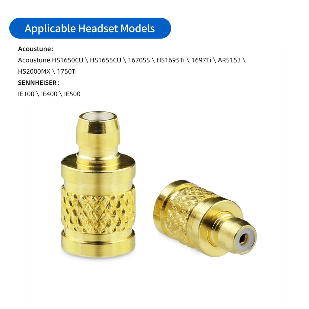 OKCSC Pentaconn EAR Male to MMCX Female Adapter Earphone Connecter for Acoustune HS1650CU/HS1655CU/1670SS/HS1695Ti/1697Ti/ARS153