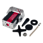 4PCS RDS51150 Metal Gear Digital Servo 150KG Robotic Servo Motor 12V Double-Shaft U Mounting Bracket 180/270 Degree for RC Cars