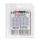 33Values 0402 0603 0805 1206 1210 2512  SMD Resistor Kit Assorted Kit 1ohm-1M ohm Sample Kit 80Values 36Values 10Values
