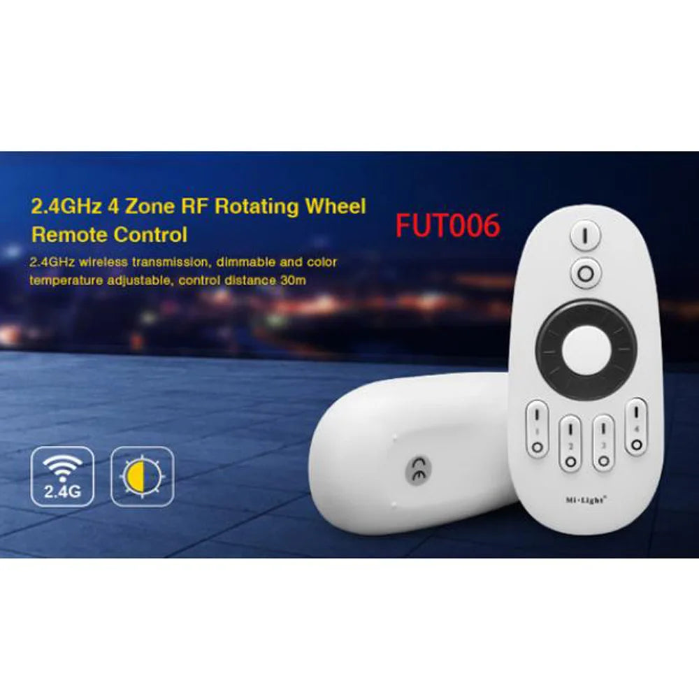 Miboxer Tuya APP Smart Controller WiFi+2.4G FUT035W+ 2in1 FUT037W+ 3in1 DC12-24V Single Color Dual White RGB RGBCCT LED Strip