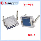 10Pcs/Lot BPW34 DIP-2 Photodiode BPW34 Silicon PIN photodiode infrared receiver tube