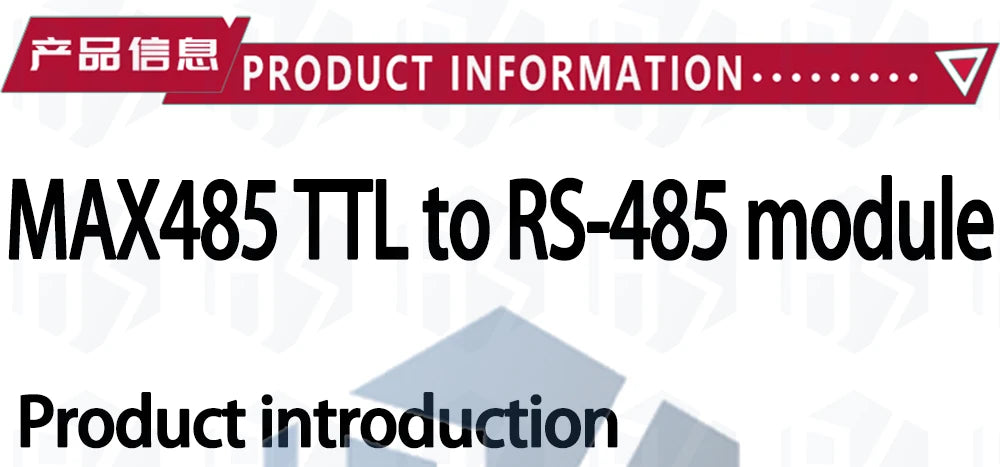 MAX485 RS485 Transceiver Module - 3.3V/5V TTL to EIA/TIA-485 Converter with Auto Direction Control