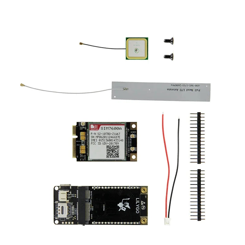 T-PCIE ESP32-WROVER-B 4MB AXP192WIFI Bluetooth Board with SIMCom SIM7000G SIM7600SA SIM7600E SIM7600JC-H SIM7070G LTE 4G module