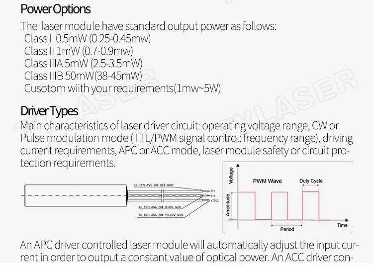 520nm Green Line Laser Module Focusable D18x65mm 10-100mw High Precision for Cutting Positioning | FREE EU Adapter