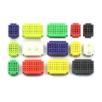 1PCS ZY-25 21X16 Mini Solderless Breadboard PCB Board Test Board Solder Zy-25 21*16mm Red White Black Grenn Blue
