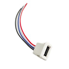 1-10pcs USB 2.0 Female Power Jack USB2.0 2/4Pin Charging Port Connector With PH Cable Electric Terminals wire USB Charger Socket