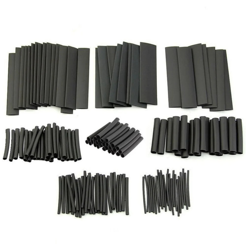 328/127/580PCS Heat Shrink Tubing Kit 2:1 Shrinkable Wire Shrinking Wrap Tubing Wire Connect Cover Protection with Hot Air Gun