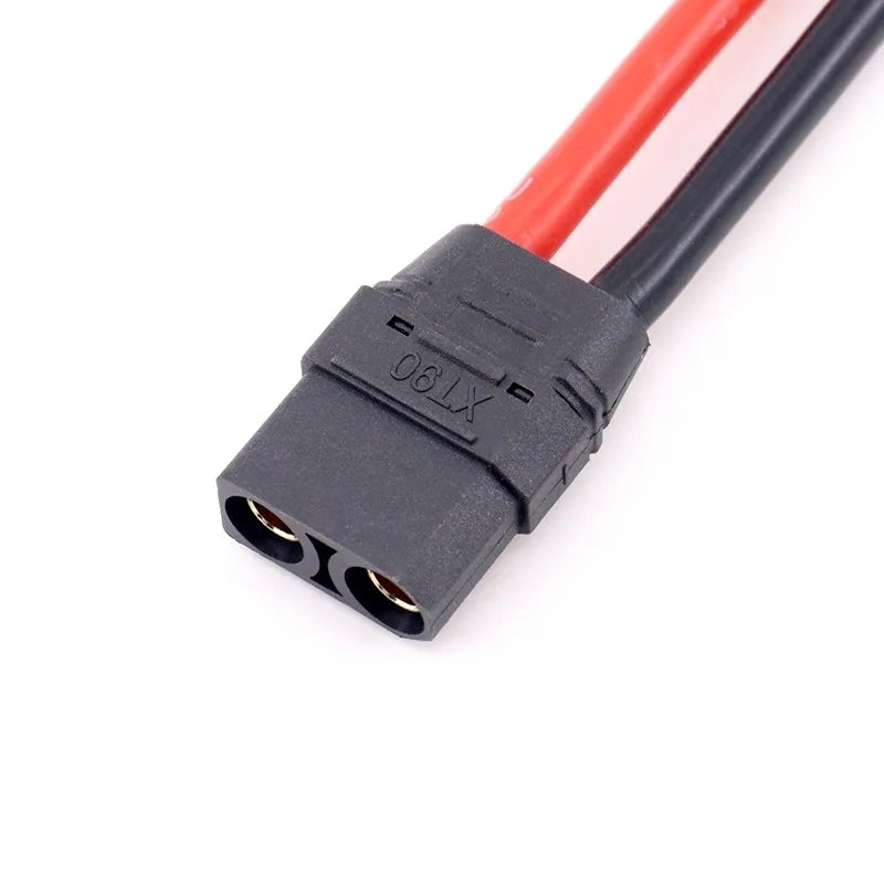 1PCS XT90E-M Male Headband Fixed Hole Large Current Model Aircraft Battery Connector Gold Plated Plug Battery Interface
