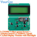 LCD1602 LCD2004 Yellow-Green/Blue Display Screen with Adapter Board with I2C IIC LCD1602A LCD2004A LCD Module with Backlight