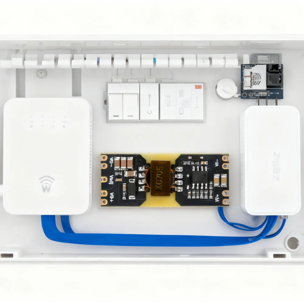 XC7010 Isolated Power Supply Module DC15-70V to 5V 12V Output Reserve LDO With Short Circuit Protection for Industrial Equipment